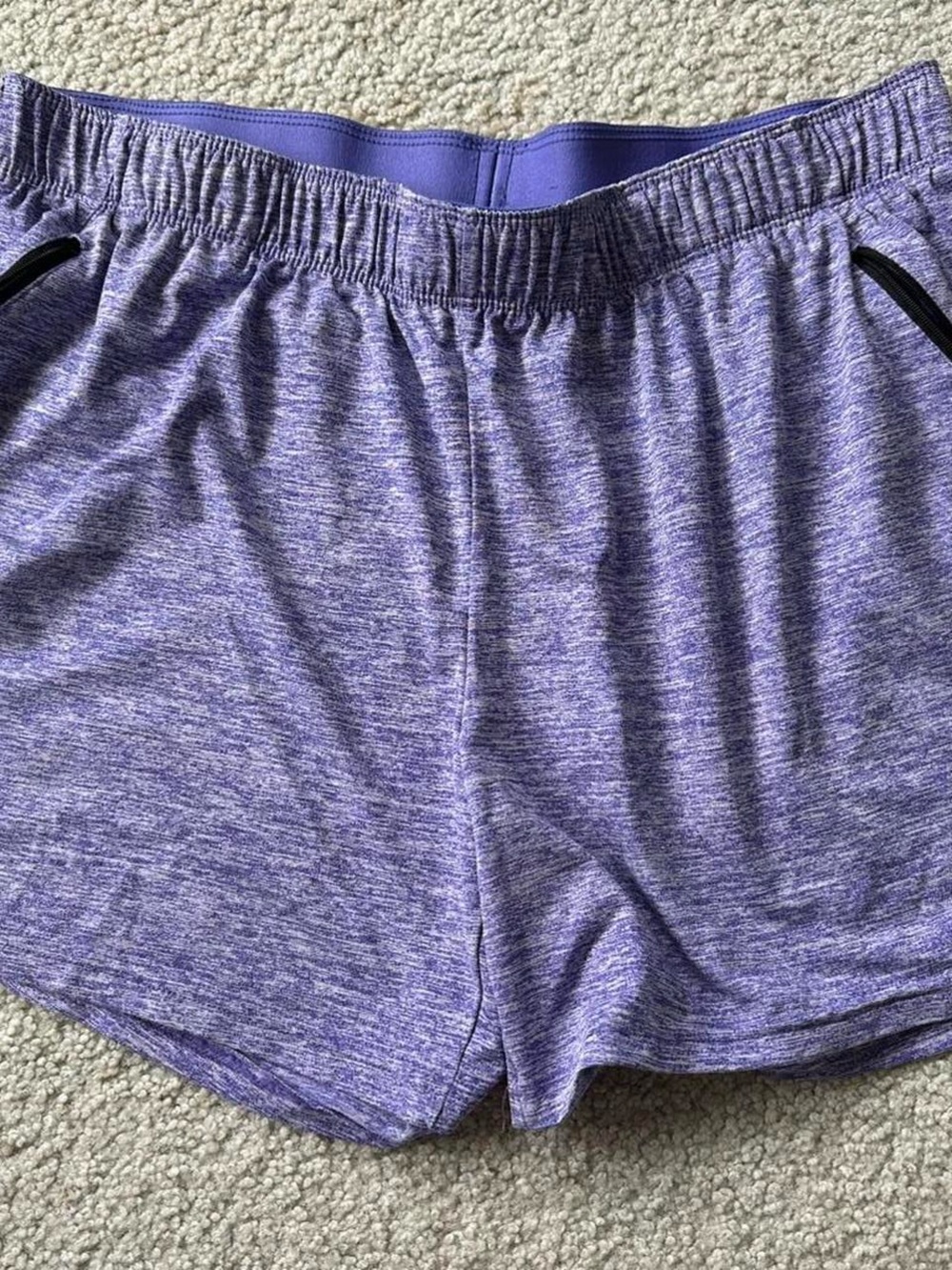 Women’s Purple Heather Athletic Shorts